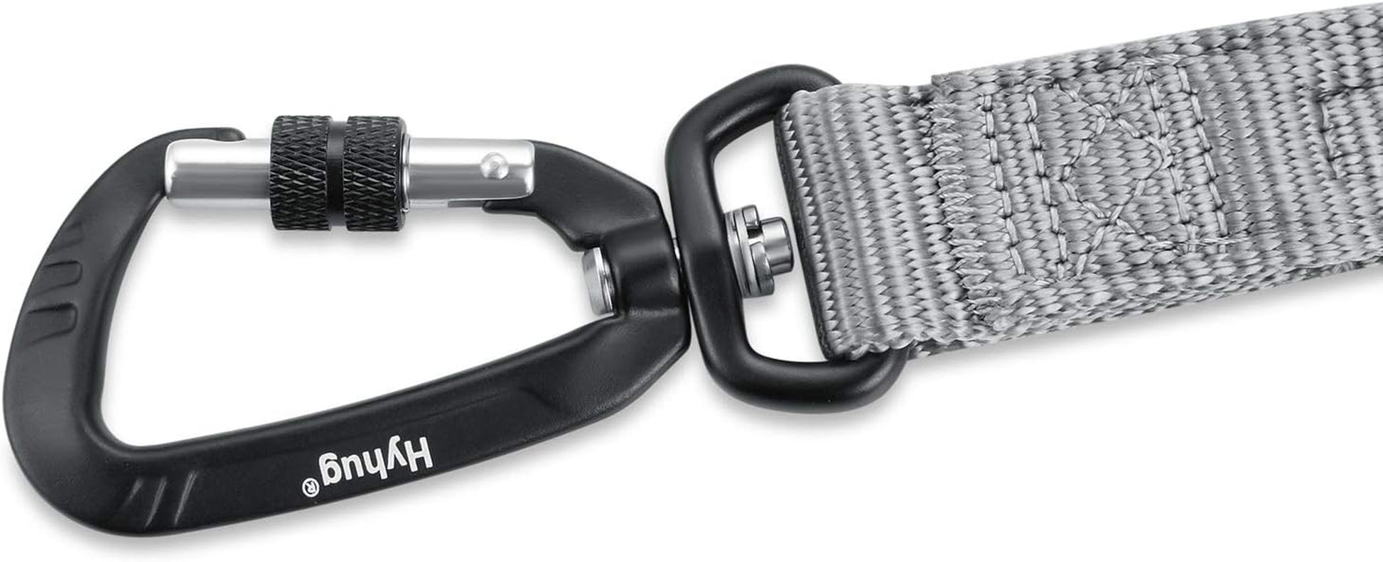 Pets 24 Inches Heavy Duty Short Leash with Comfortable Handle and Lightweight Aviation Aluminium Clip Lead- for Large Medium Dogs Daily Walking and Training. (24 Inches, Sleet Gray)