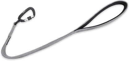 Pets 24 Inches Heavy Duty Short Leash with Comfortable Handle and Lightweight Aviation Aluminium Clip Lead- for Large Medium Dogs Daily Walking and Training. (24 Inches, Sleet Gray)